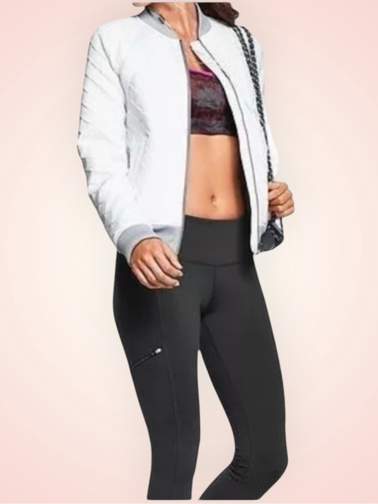 Athleta Jackets & Blazers - Athleta Infusion Bomber Quilted Jacket